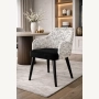 Krzesło tapicerowane DELUXE KR-9 Tkanina Kwadraty 01 Wonder Velvet
